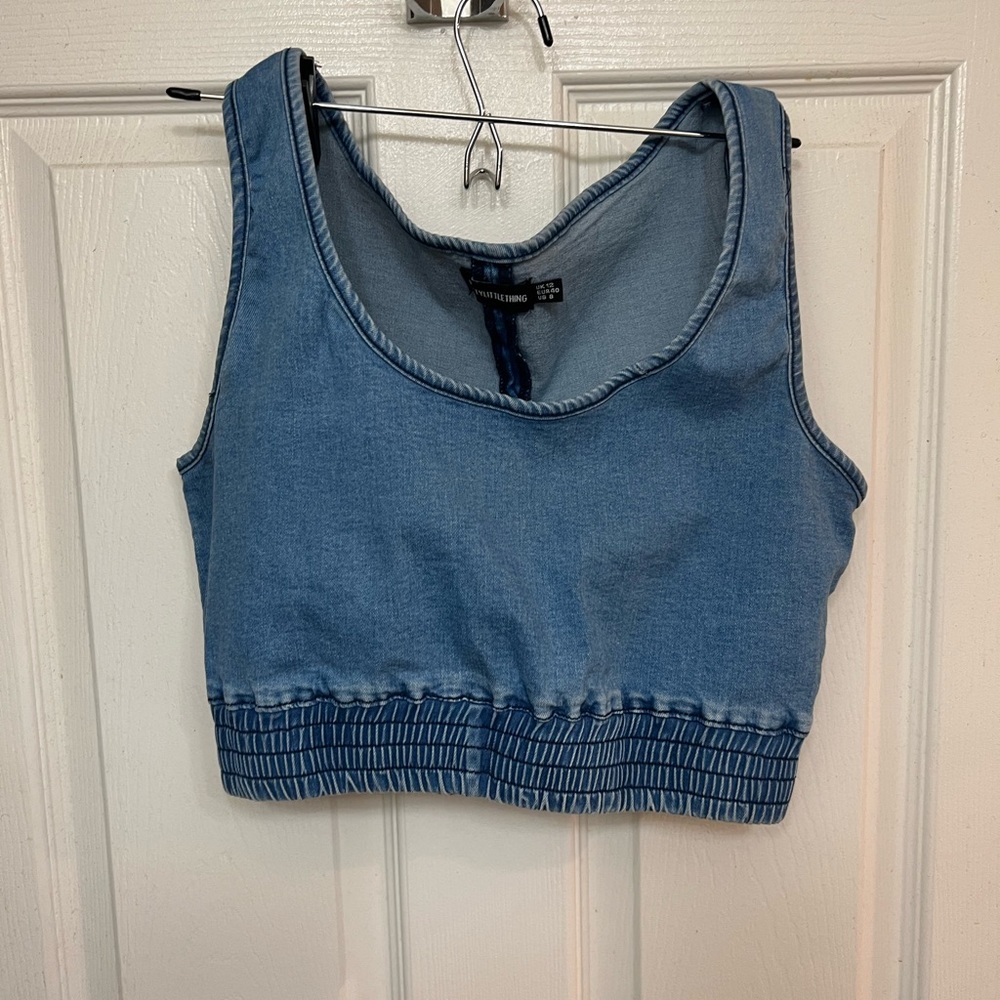 Pretty little thing denim short set